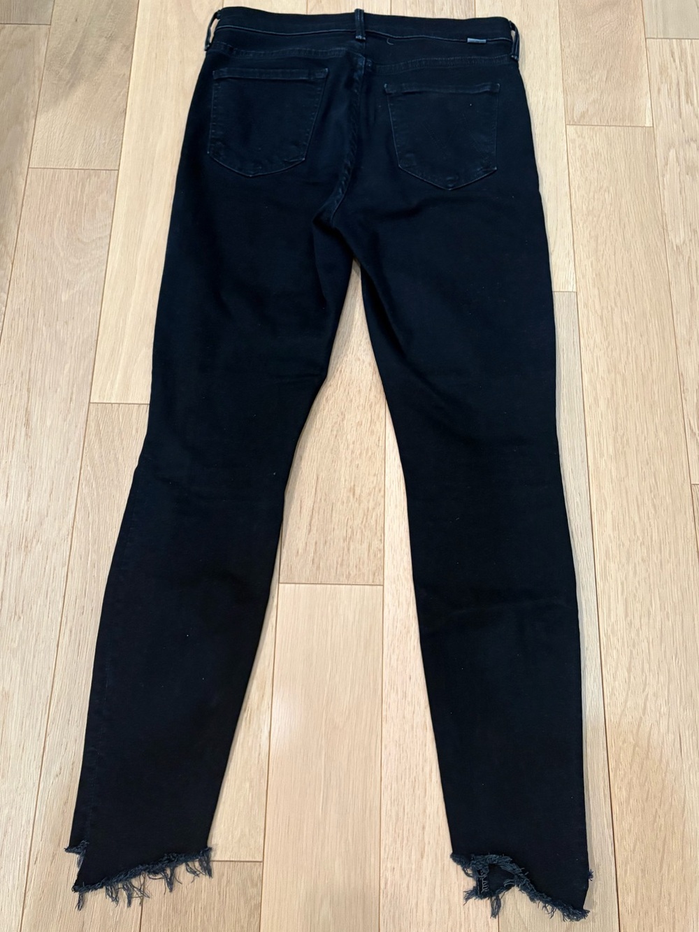 MOTHER High-Rise The Stunner Zip Two Step Fray Jeans - Picture 2 of 8